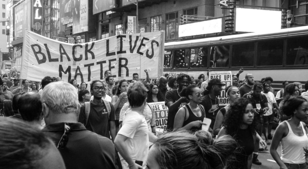 Black lives matter protest